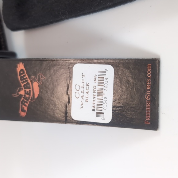 Freebird Credit Card Wallet NWT Black - Picture 4 of 4
